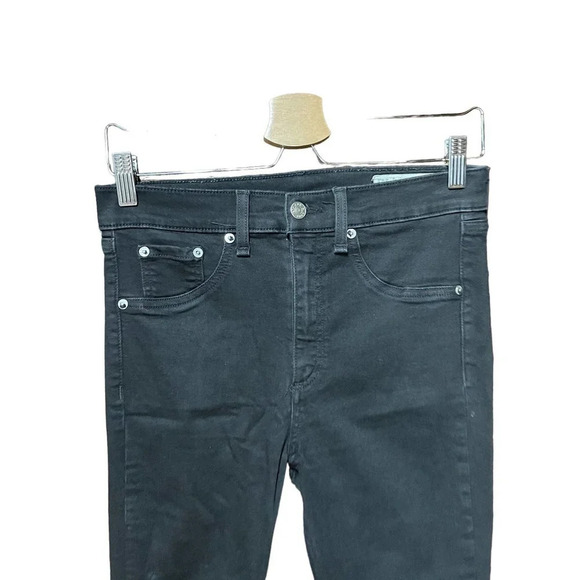 Rag and Bone Nina High Rise Skinny Black Jeans Denim Size 28 - Picture 3 of 12
